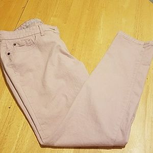 Women's Boden Pale Pink Jeans Size 12